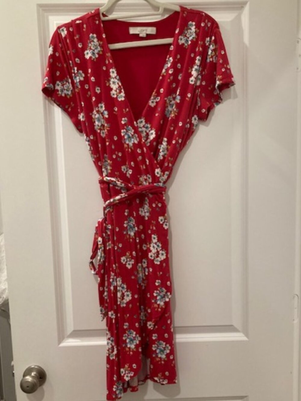 Loft Floral Wrap Dress